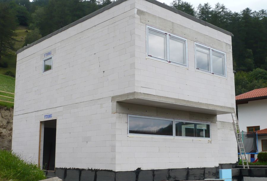 Ansicht Rohbau