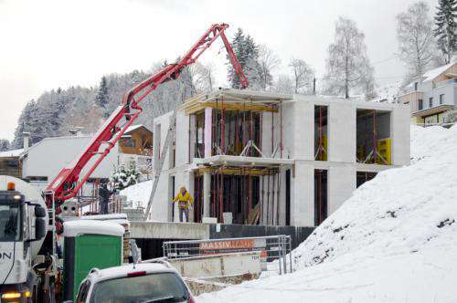 Betonieren der OG Decke