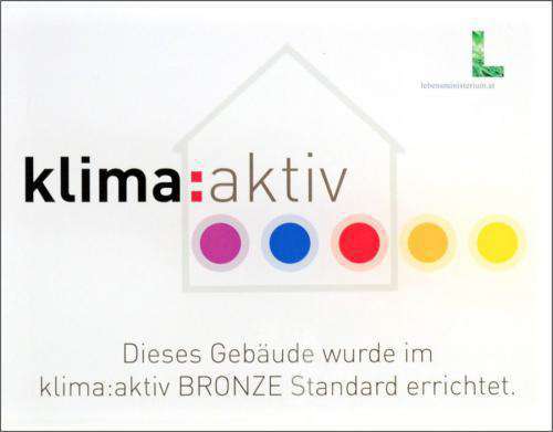 klima:aktiv Bronze Zertifikat